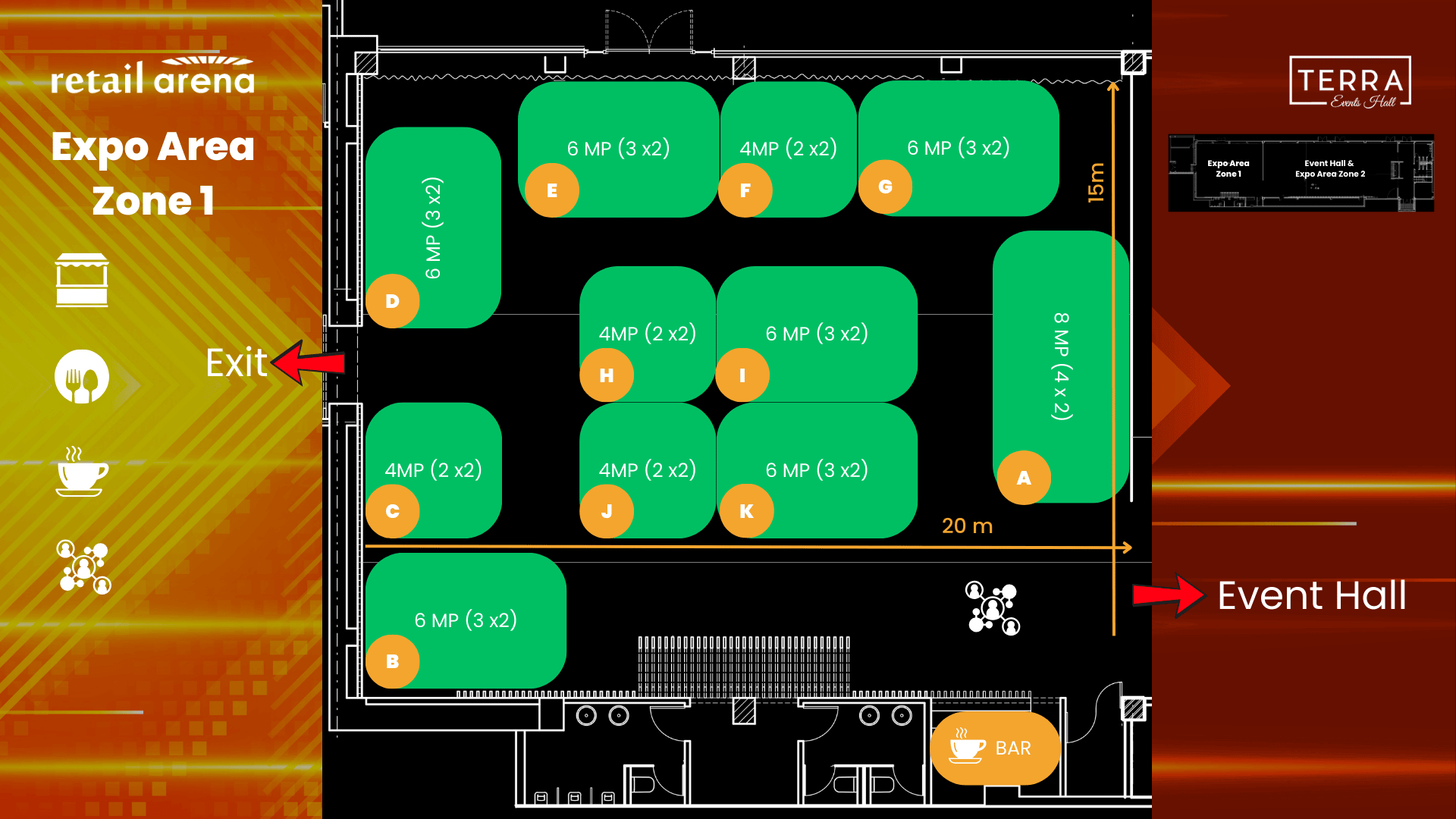 retailArena Layout